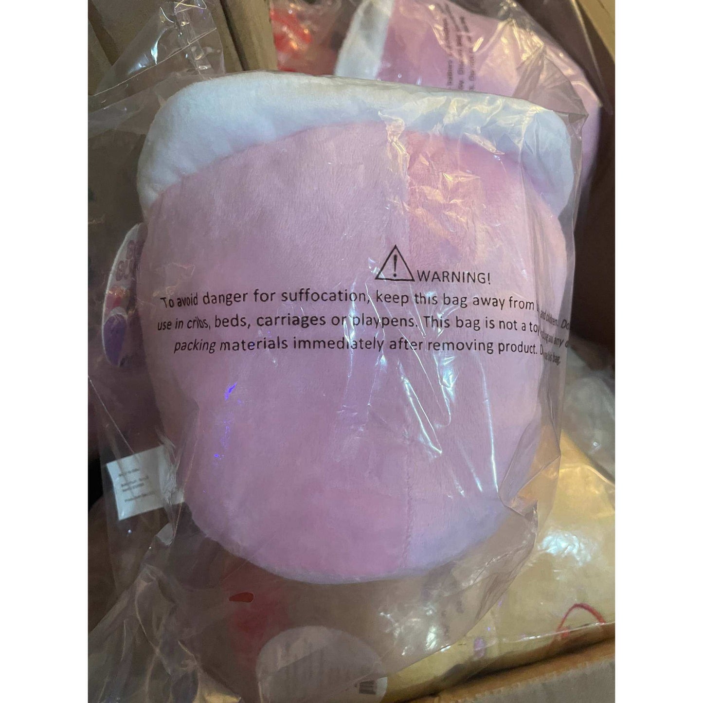 ABC Boba Tea Plush Pink Berry Cute Stuffed Animal Toy 10" - Selzalot