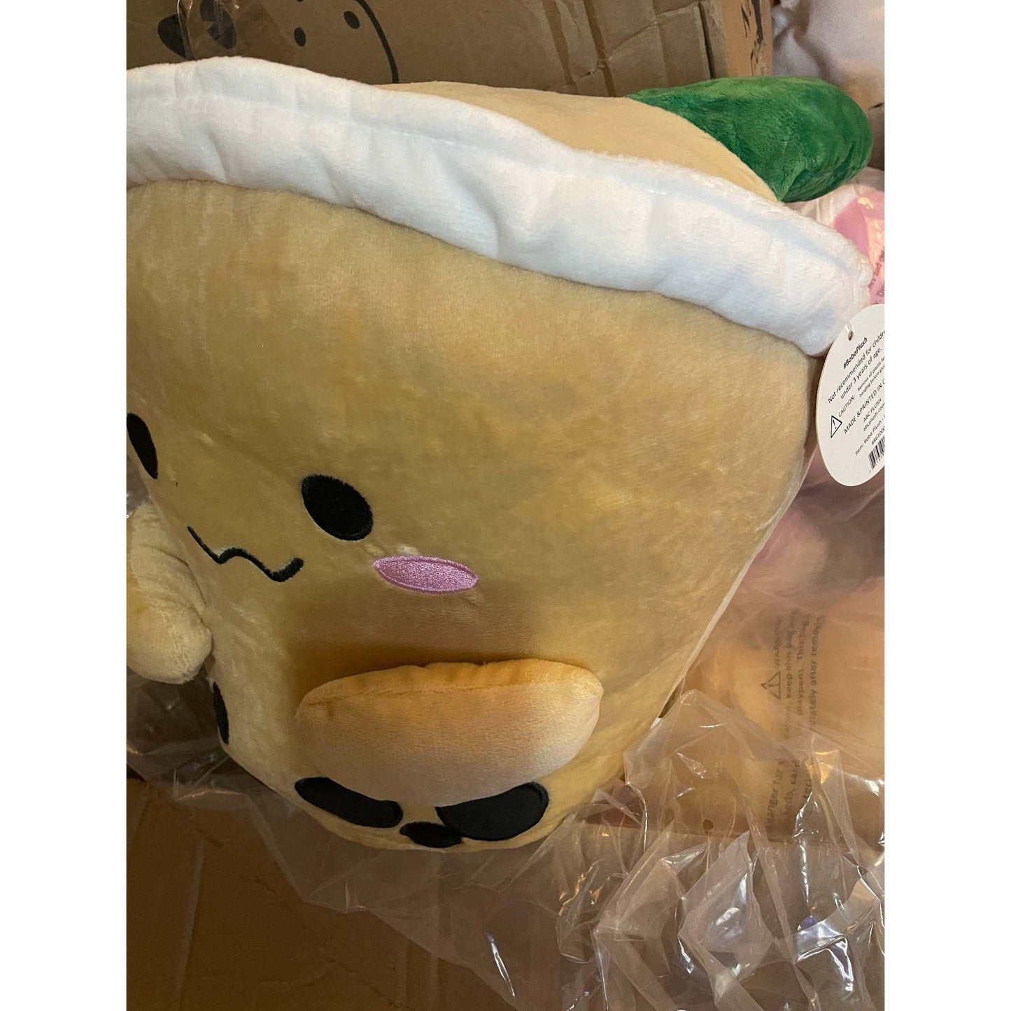 ABC Boba Tea Plush Orignial Cute Stuffed Animal Toy for Wallet, Backpack or Purse 5" - Selzalot