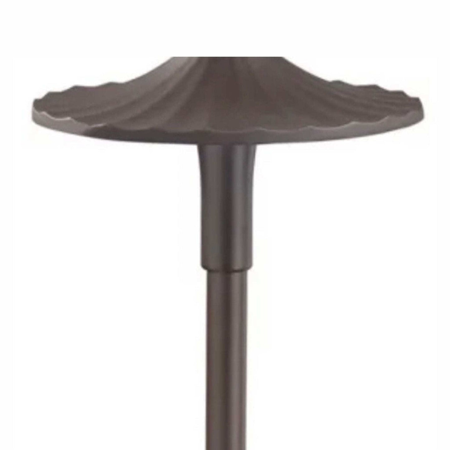Kichler Flare 21" LED path and spread light in bronze finish with 3000K color temperature