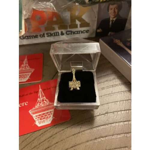 Bob Stupak's Vegas World Casino Las Vegas Golden Pin Stratosphere Late 90s - Selzalot