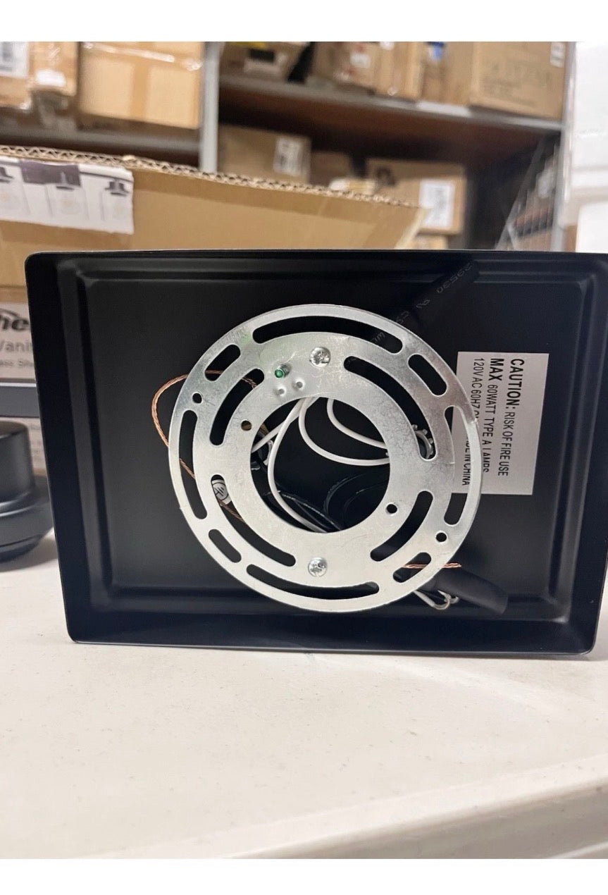 Open Box New Ascher Bathroom Vanity Light Fixtures, 3 Light Wall Sconces Lighting