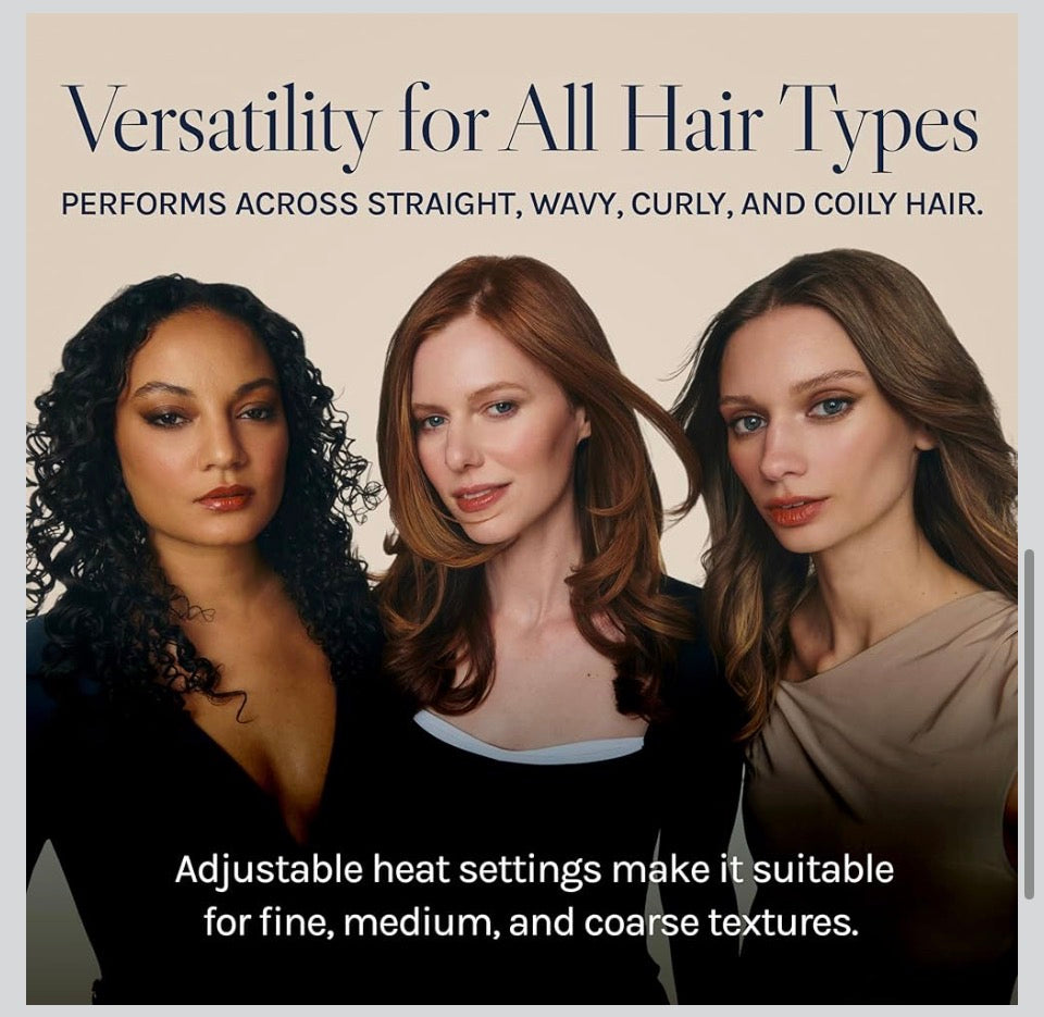 Open Box New Bio lonic Long Barrel Styler,Curling Iron with Moisture Heat Technology & Nanolonic MX, Verstatile Curling Wand