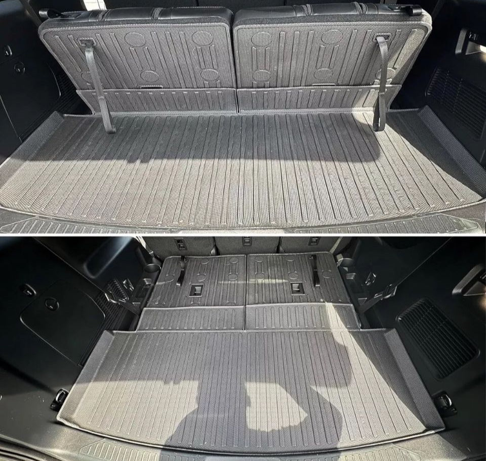 Open Box NIKALAIKA Floor Mats & Cargo Liner with Backrest Mat for 2020-2024 2025 Ford Explorer 6.