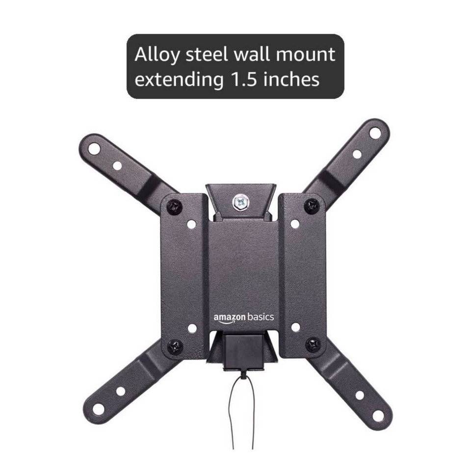 Amazon Basics Tilting TV Wall Mount for Wood Studs, Fits 12-40 inch TVs up to 40 lbs, VESA 200x200,