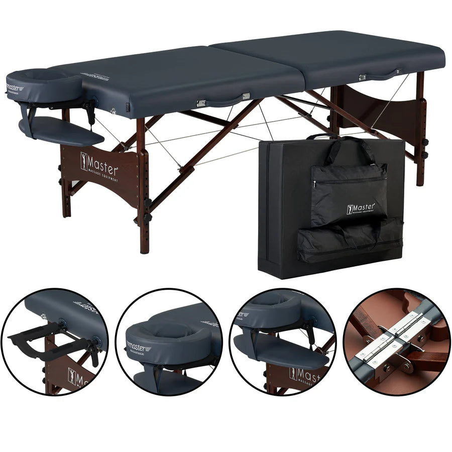 Open Box Master Massage 30" Newport™ Portable Massage Table Package