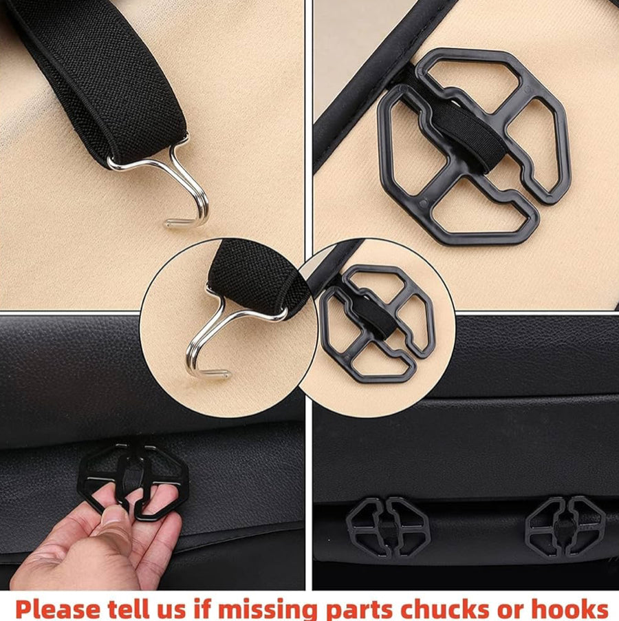Open Box Coverado Car Seat Covers Full Set, Seat Covers for Cars, Gray Car Seat Cover, Car Seat Protector Waterproof, Nappa Leather Car Seat Cushion,