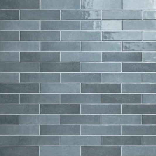 Open Box MSI Lakeview Denim 3 in. x 12 in. Glossy Ceramic Subway Wall Tile (5.5 sq. ft./Case)