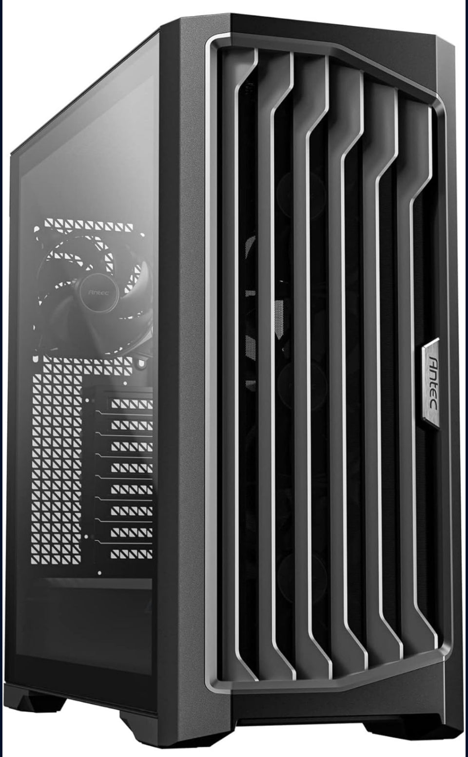 Antec Performance 1 FT, Full Tower, RTX40 Fully Compatible, Temp Display, 4 x Storm T3 PWM Fans, Type-C, Dual TG Side Panels, Removable Top Bracket, High Airflow Mesh Front Panel, E-ATX PC Gaming Case