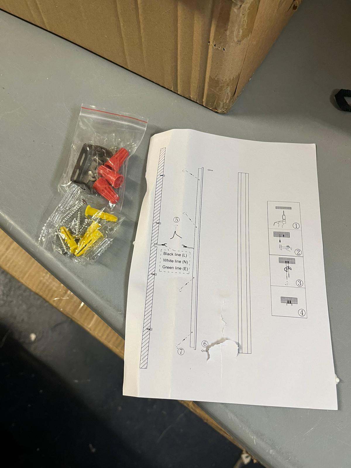 Ivy Bronx Barde Slender Sideway Outdoor Hardwired Bar Wall Sconce with LED Light Source