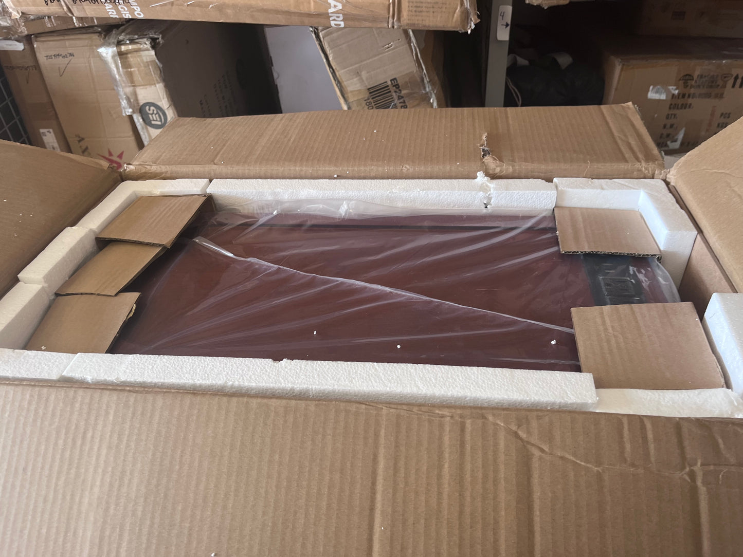 Tribesigns Eric 24 in. Brown Solid Wood Chairside End Table, Two-Drawer Narrow Side Table, Fully Assembled