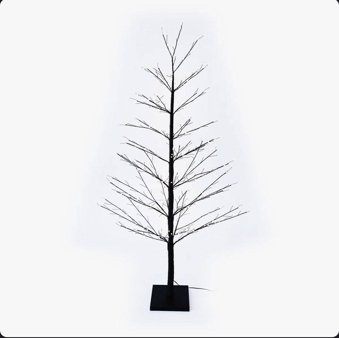 Hi-Line Gift LTD Black Birch Tree with LED Lights Indoor Use Only