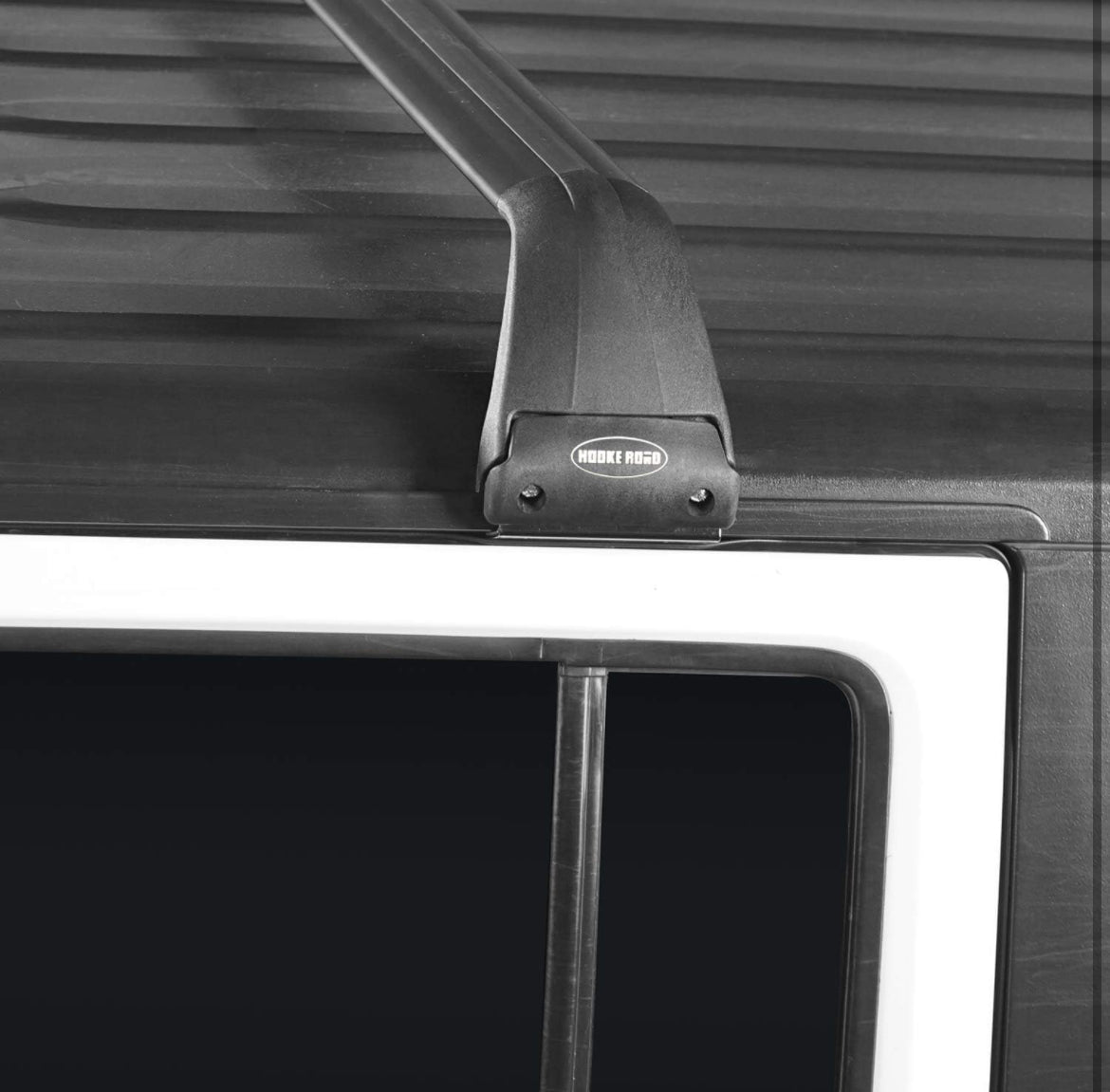 Hooke Road Roof Rack Cross Bars Kayak Cargo Carriers Compatible with Jeep Wrangler JK JL Gladiator JT 2007-2024 (4-Door Hard Top) - Selzalot