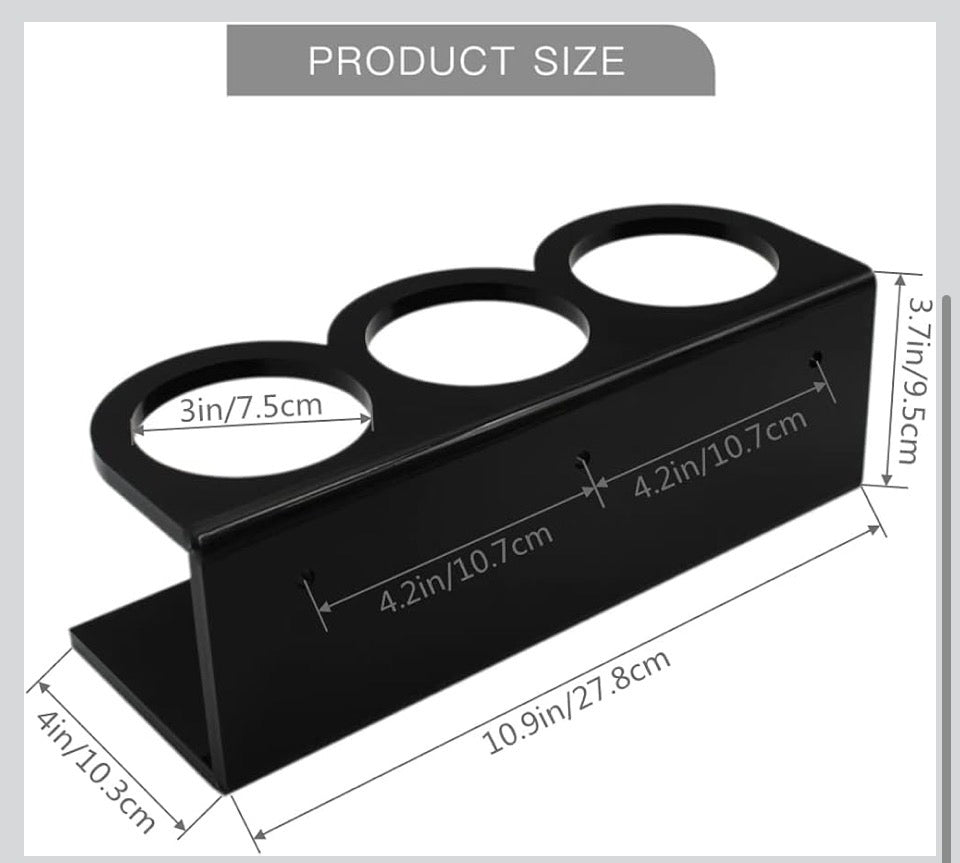 Brand new BiJun Spray Can Holder, Spray Bottle Holder Storage Rack All-Purpose Acrylic Hanger Wall Mount Bracket for Garage and Home Craft Workspace P