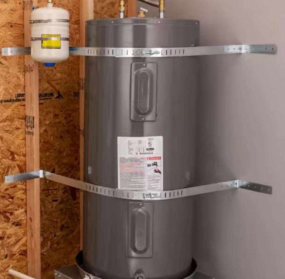 Open Box HOLDRITE Quick Strap 80 Gal. Galvanized Steel Water Heater Restraining Strap