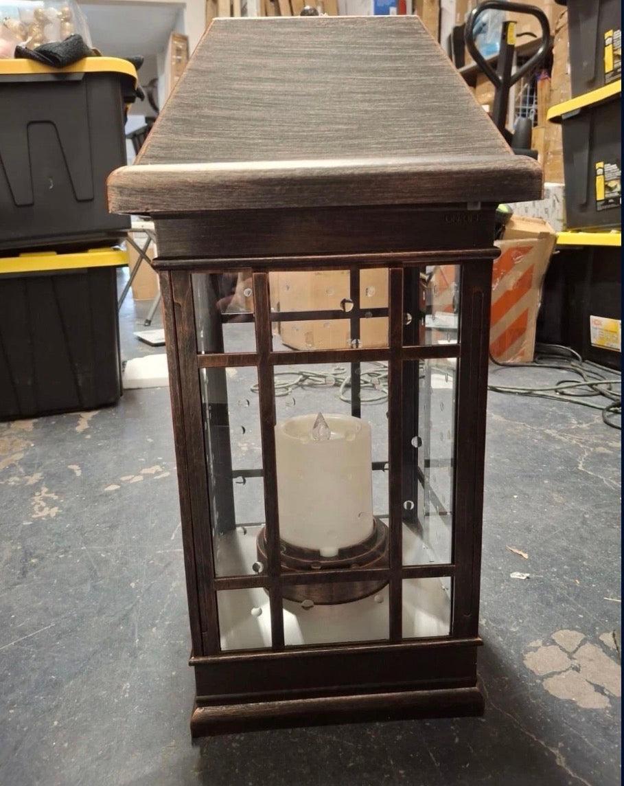 Open Box New Smart Solar San Rafael Estate Mission Integrated 2-LED Solar Candle Lantern