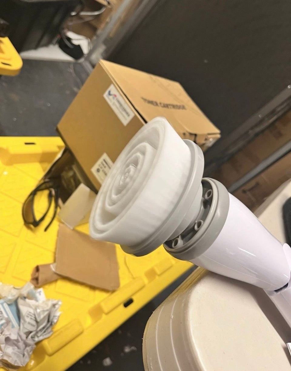 Open Box New kHelfer Electric Spin Scrubber Kh8, Upgrade Cordless Shower Scrubber