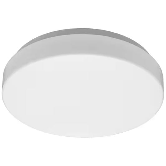 Commercial Electric 7 in. White Closet Light LED Flush Mount Ceiling Light Fixture 810LM Bright White 4000K Bathroom Lighting Laundry Room