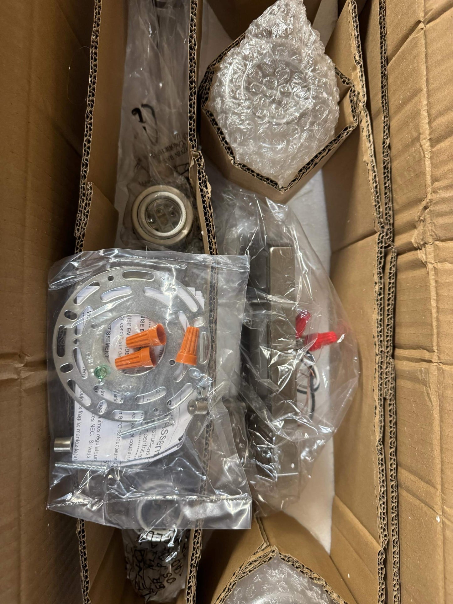 Progress Lighting Adley48.5 in. 6-Light Brushed Nickel with Clear Glass Shades New Traditional Bath Vanity Light for Bath