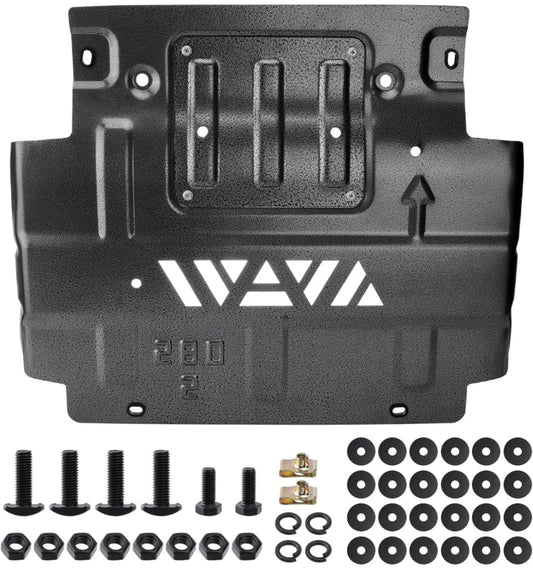 Racewill Lower Front Splash Shield Black Engine Splash Guard for 2018-2022 Ford F-150.
