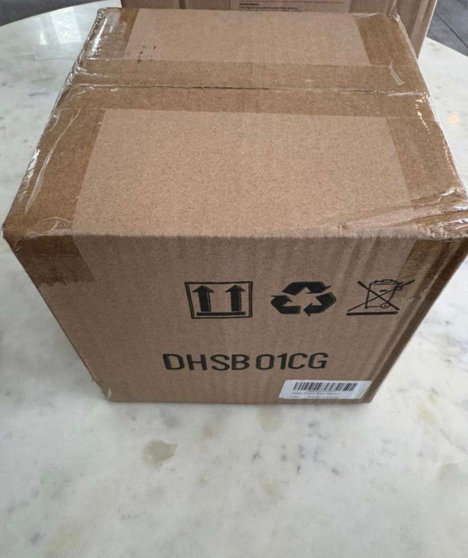 Open Box New Diahom Christmas Table Decorations 6 Inches Champagne Gold Snowflake Cracked Glass Ball Lights Up Tabletop Mantel Centerpieces Xmas Decor