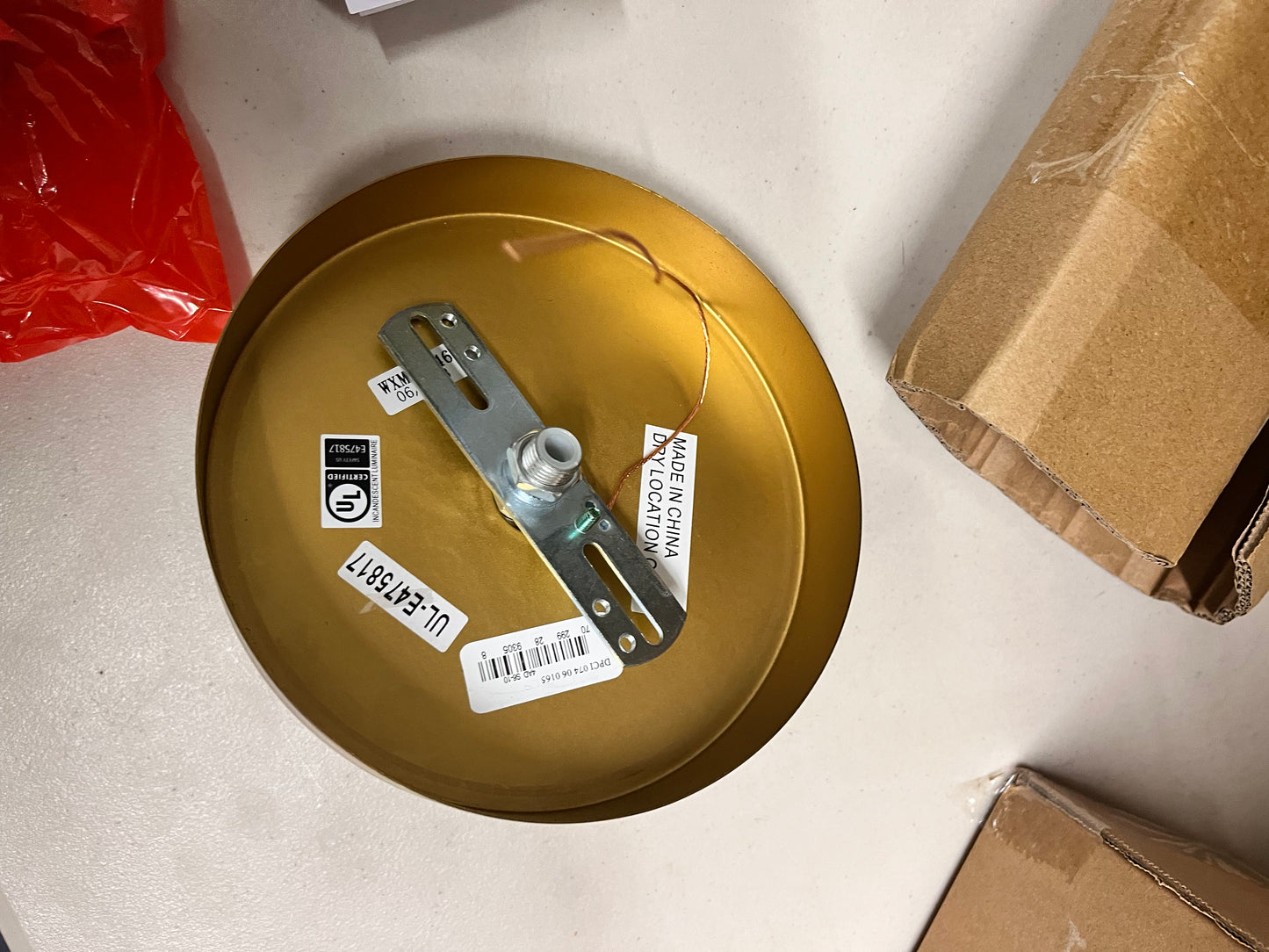 Open Box Glass Orb Ceiling Chandelier - Threshold™: 5-Light Modern Fixture, UL Listed, Metal & Glass