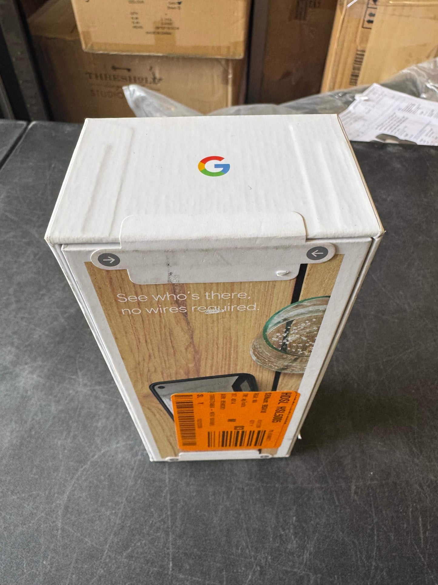 Google Nest Doorbell (Battery)-Smart Wi-Fi Video Doorbell Camera - Linen