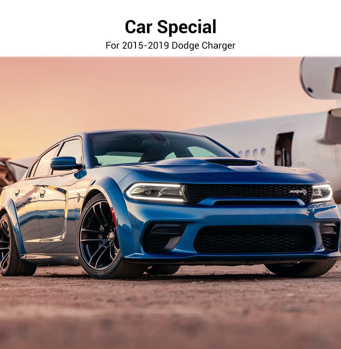 Voodonala for Charger Roof Top Handle Roof Grab Handle Cover Trim for 2015-2024 Dodge Charger Interior Accessories, ABS Purple 4pcs