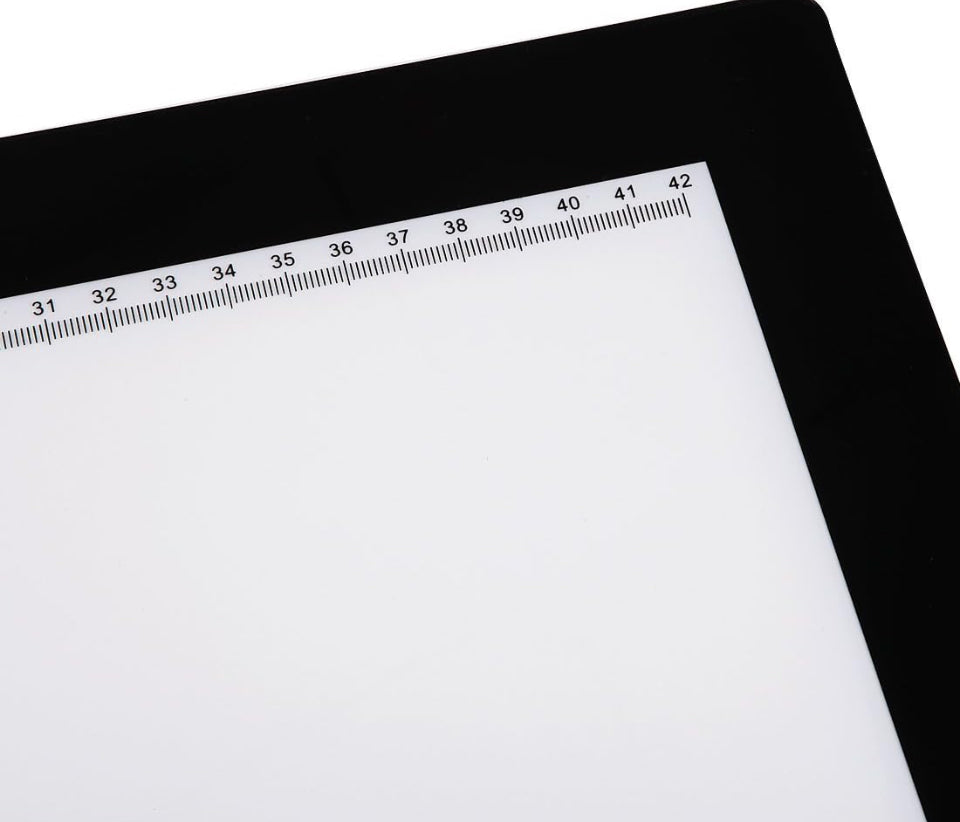 Tracer A3 LED Light Box 12x17 Inch Light Pad 12V DC Power Light Table for Tracing (Black)