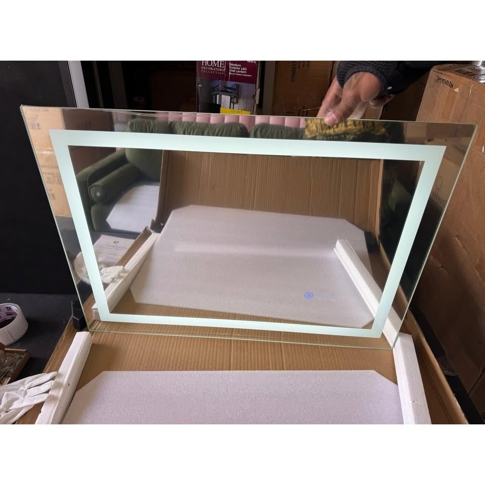 Orren Ellis aevar Front And back Lit LED MIRROR