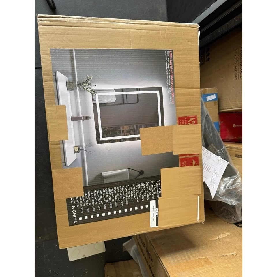 Orren Ellis aevar Front And back Lit LED MIRROR
