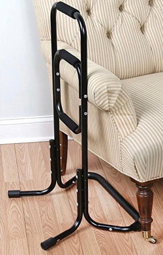 Bandwagon Chair Stand Assist - Portable Bar Helps You Rise from Seated Position - Lift Safety Elderly Assistance Products, Metal, Black