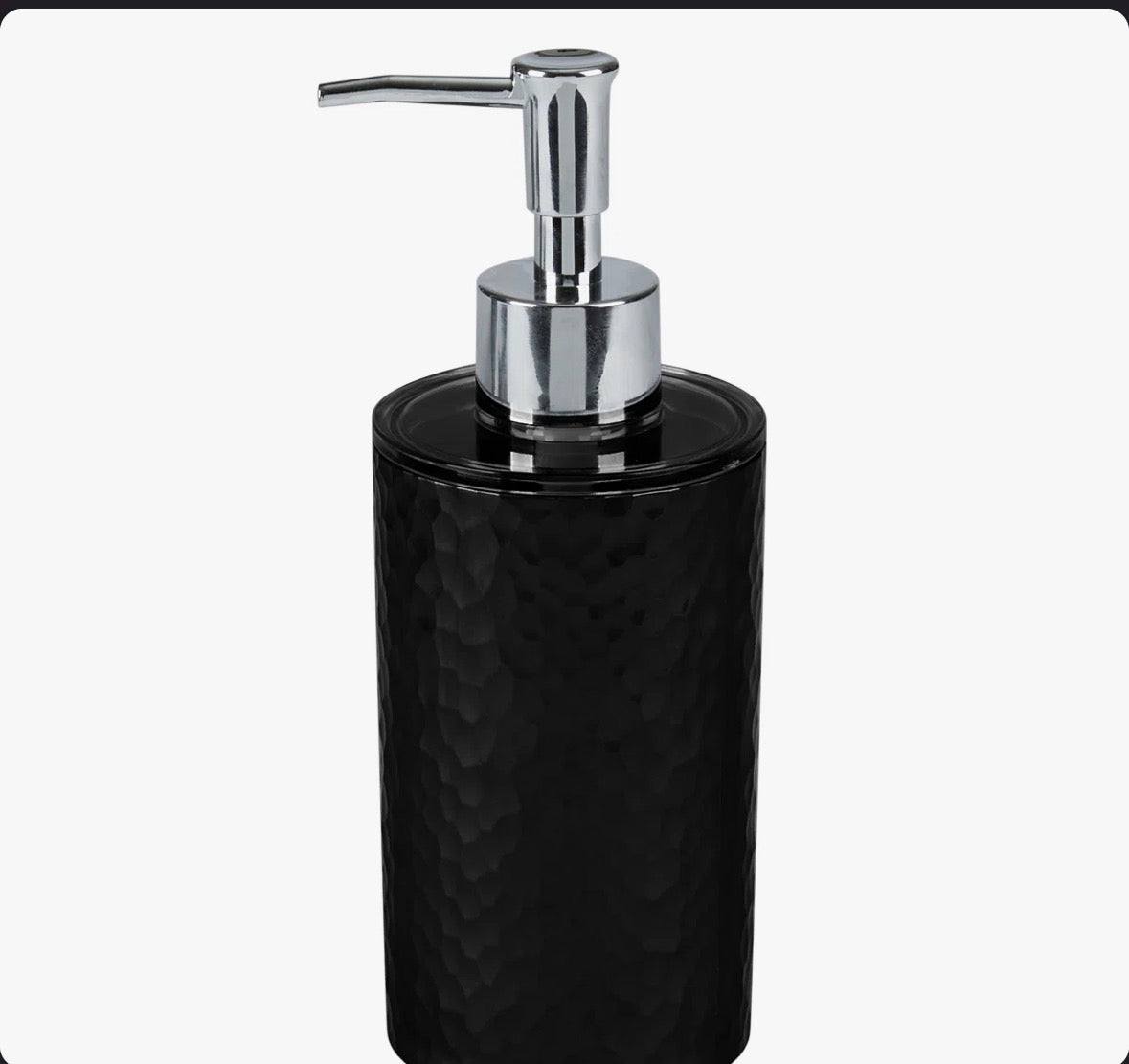 Ebern Designs Hammered Texture 4 Piece Bath Accessory Set