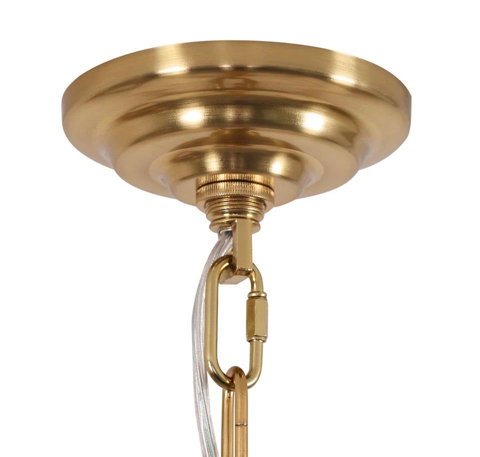 Brand New MERCER41 Aurthur 9 - Light Dimmable Tiered Modern Chandelier