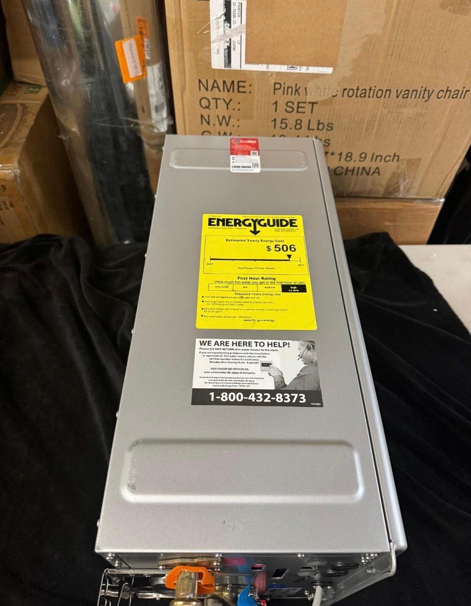Rheem Performance Plus 8.4 GPM Smart Non-Condensing Indoor Liquid Propane Tankless Water