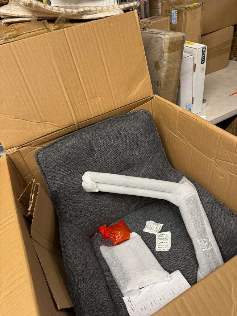 George Oliver Heid Swivel Fabric Dining Chair with Steel Legs