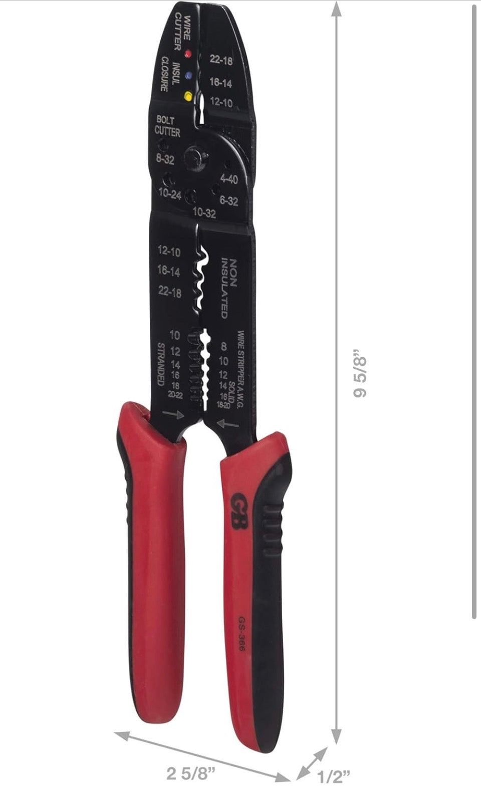 BRAND NEW Gardner Bender GS-366 Multi-Tool Electrical Crimper & Stripper