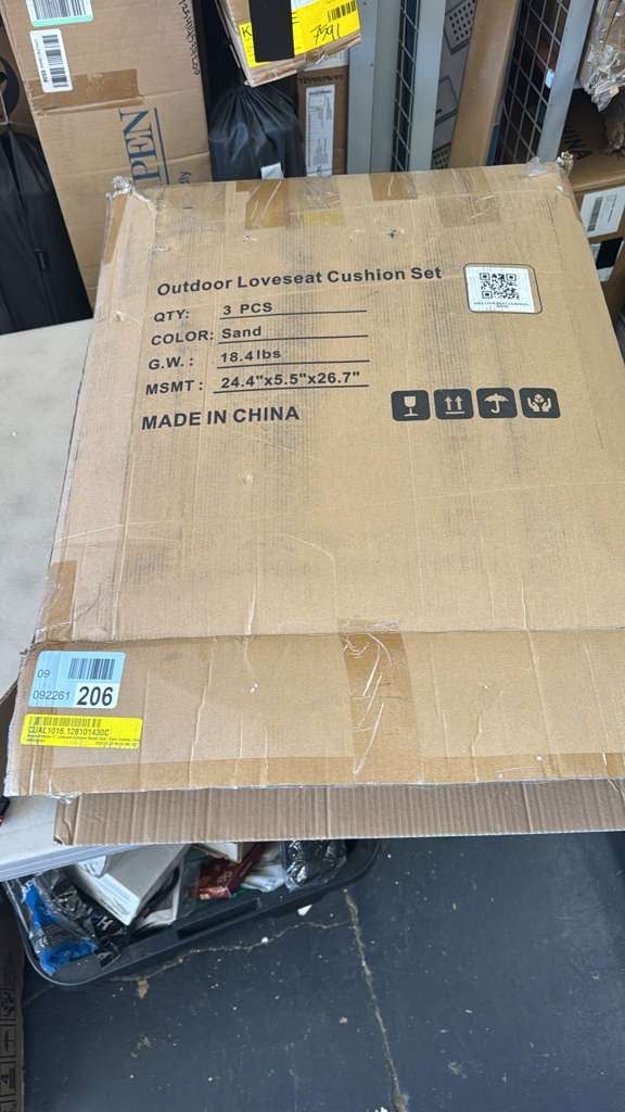 "Ebern Designs Wynee Outdoor 5"" Loveseat Cushions Bench Seat / Back Cushion, Only Cushions"