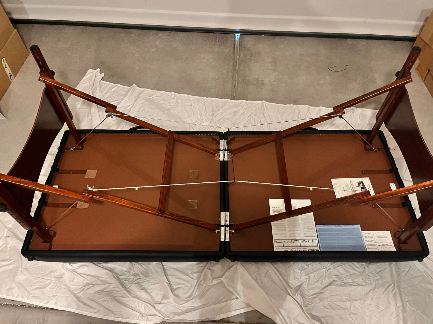 Open Box Master Massage 30" Newport™ Portable Massage Table Package