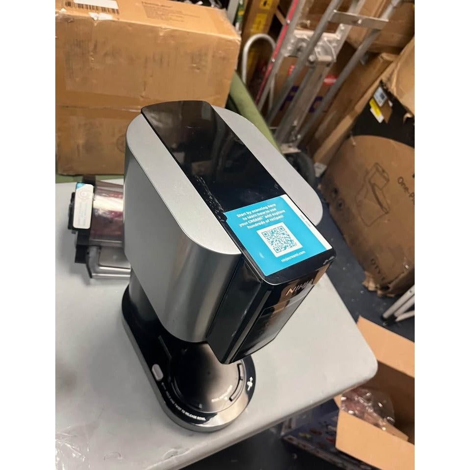 Ninja Creami Ice Cream Maker, 2 Pint (1.2 qt. Container and Lid Silver Stainless Steel USED LIKE NEW