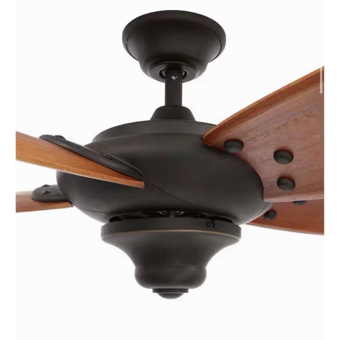 Home Decorators Collection Altura 56" Indoor Oil-Rubbed Bronze Ceiling Fan w/Dow