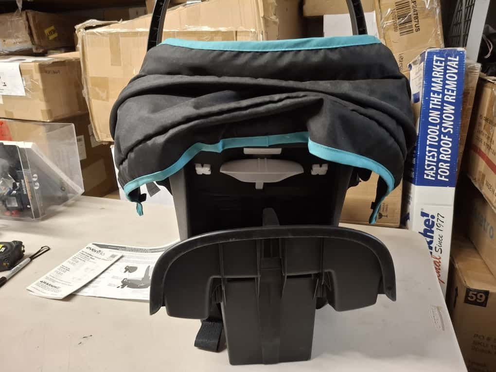 Open Box Evenflo NurtureMax Infant Car Seat (Dallas Blue)