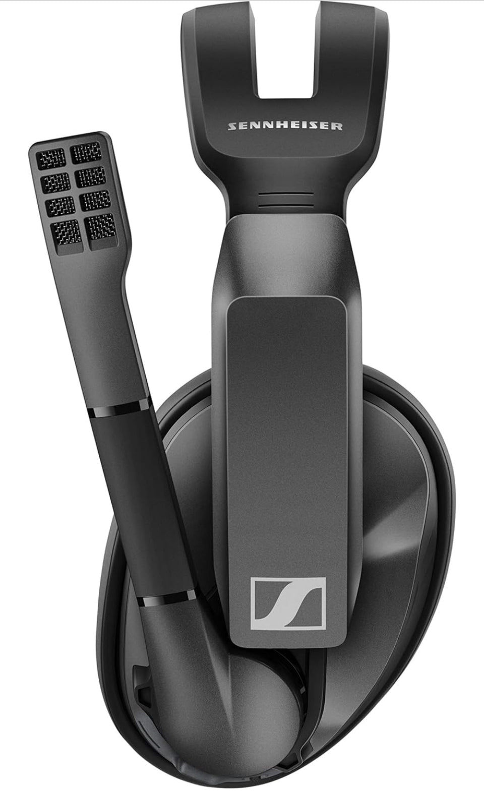 Open Box Sennheiser GSP 370 Over-Ear Wireless Gaming Headset, Low-Latency Bluetooth, Noise-Cancelling Mic, Flip-to-Mute, Audio Presets - PC, Mac, Wind