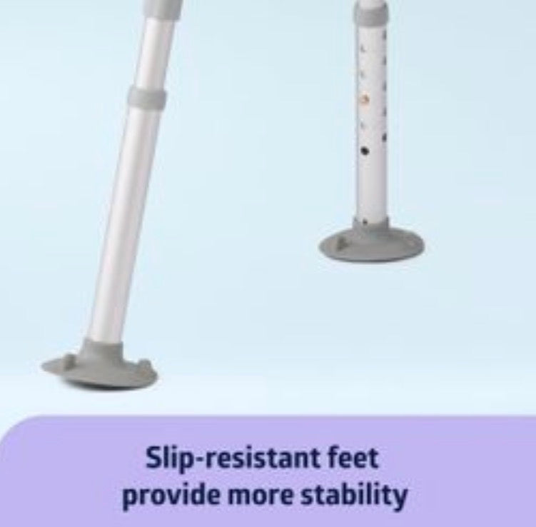 Medline Gray Transfer Bench for Bathtub