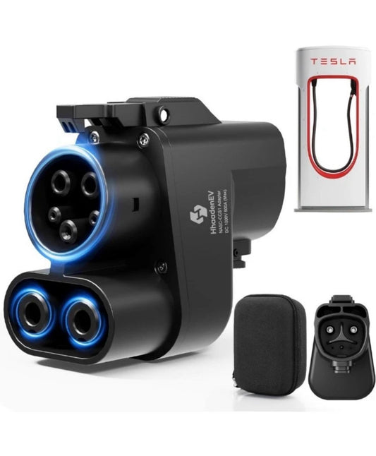 Open Box New H HhaadenEV NACS to CCS1 Charging Adapter for Tesla Supercharger, Fast Chargi