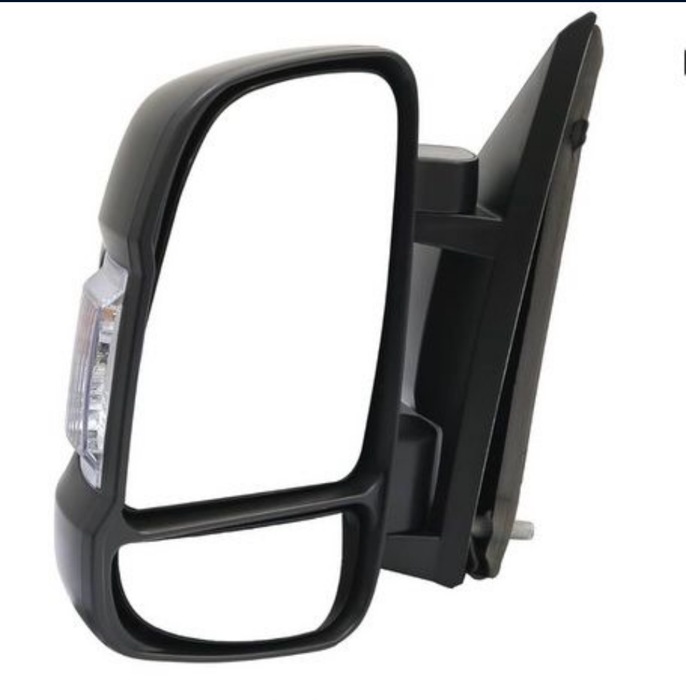 LONGLING Driver Left Side Mirror Replacement Power Door Mirror Single Light Temperature Sensor fit Ram Promaster 1500, 2500, 3500, New Six, Work Van