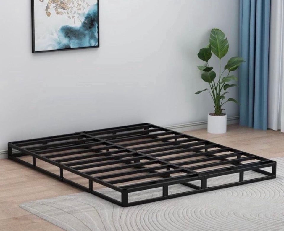 Open Box UOMEUR Full Box Spring-5 Inch Box Spring for Low Profile Box Spring Full Size, 3500lbs Heavy Duty Metal Mattress Foundation Support