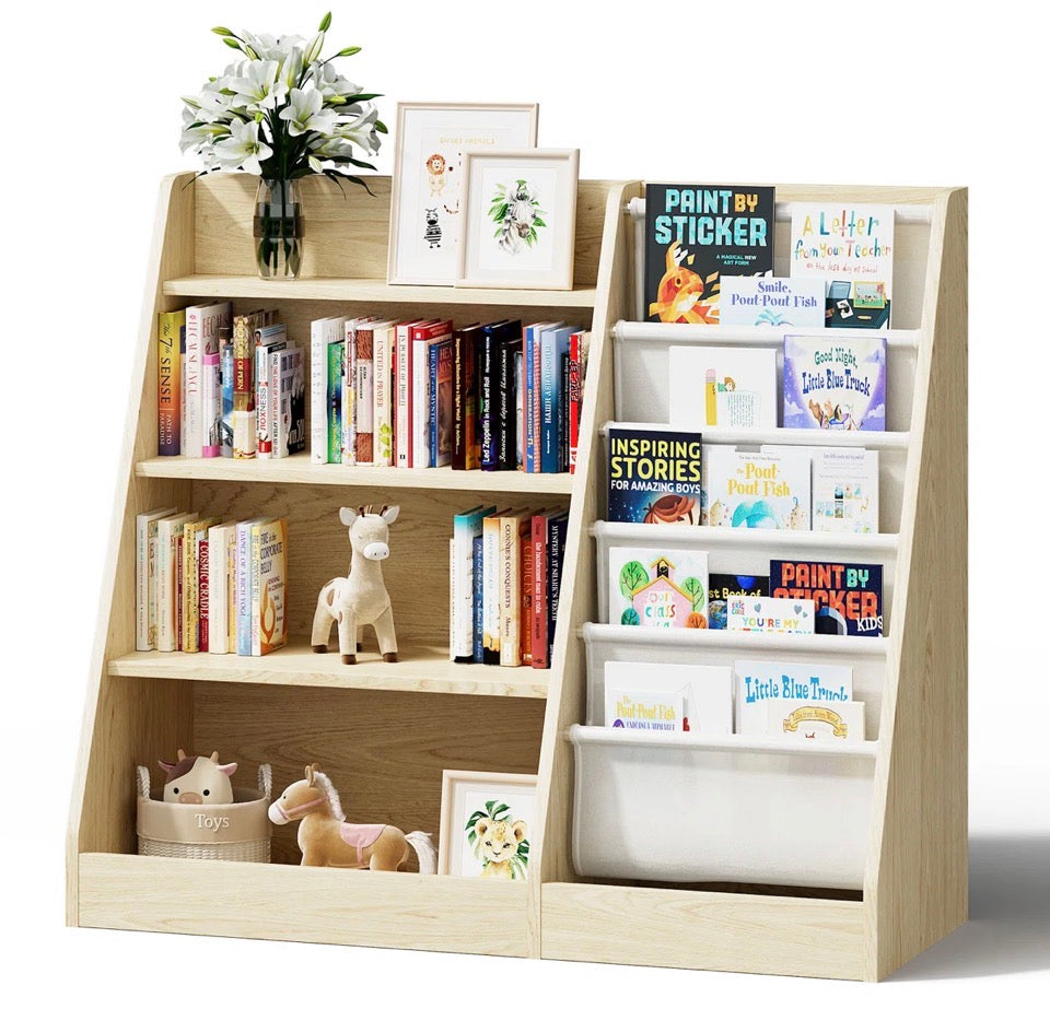 Latitude Run Maggiorina Kids Standard Bookcase, Storage Book Rack, Organizer Cabinet, Book Display
