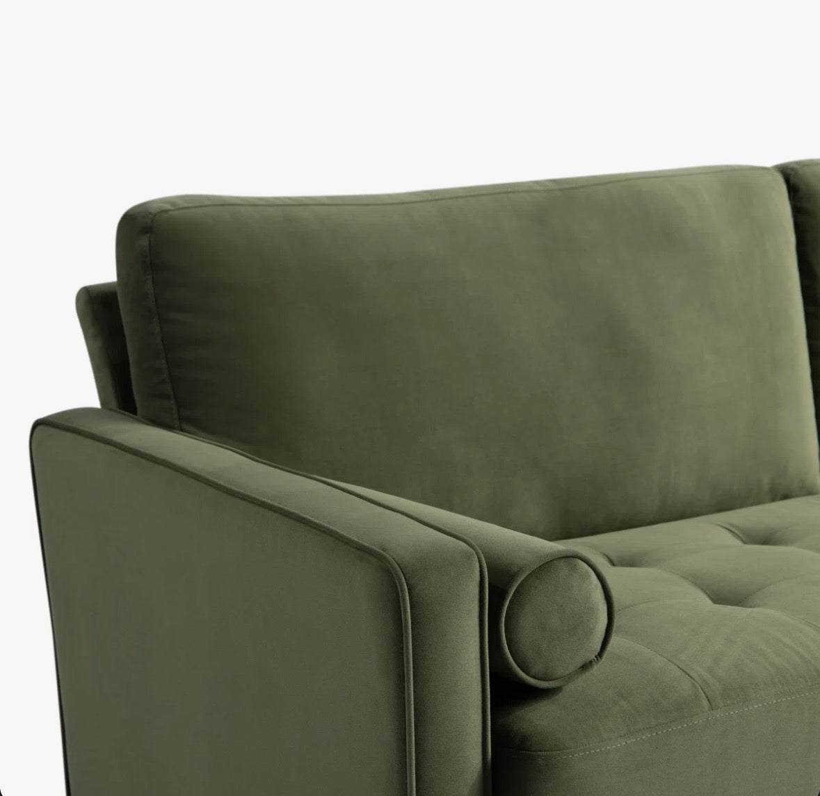 Mercury Row Garren 75.6 Tufted Sofa GREEN