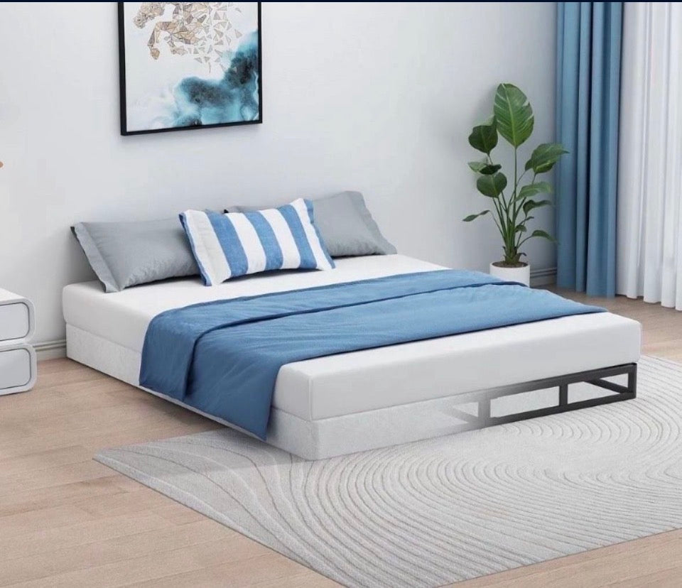 Open Box UOMEUR Full Box Spring-5 Inch Box Spring for Low Profile Box Spring Full Size, 3500lbs Heavy Duty Metal Mattress Foundation Support