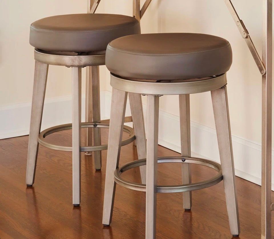 "Three Posts Gadberry Swivel 30.5"" Bar Stool (Set of 2)"